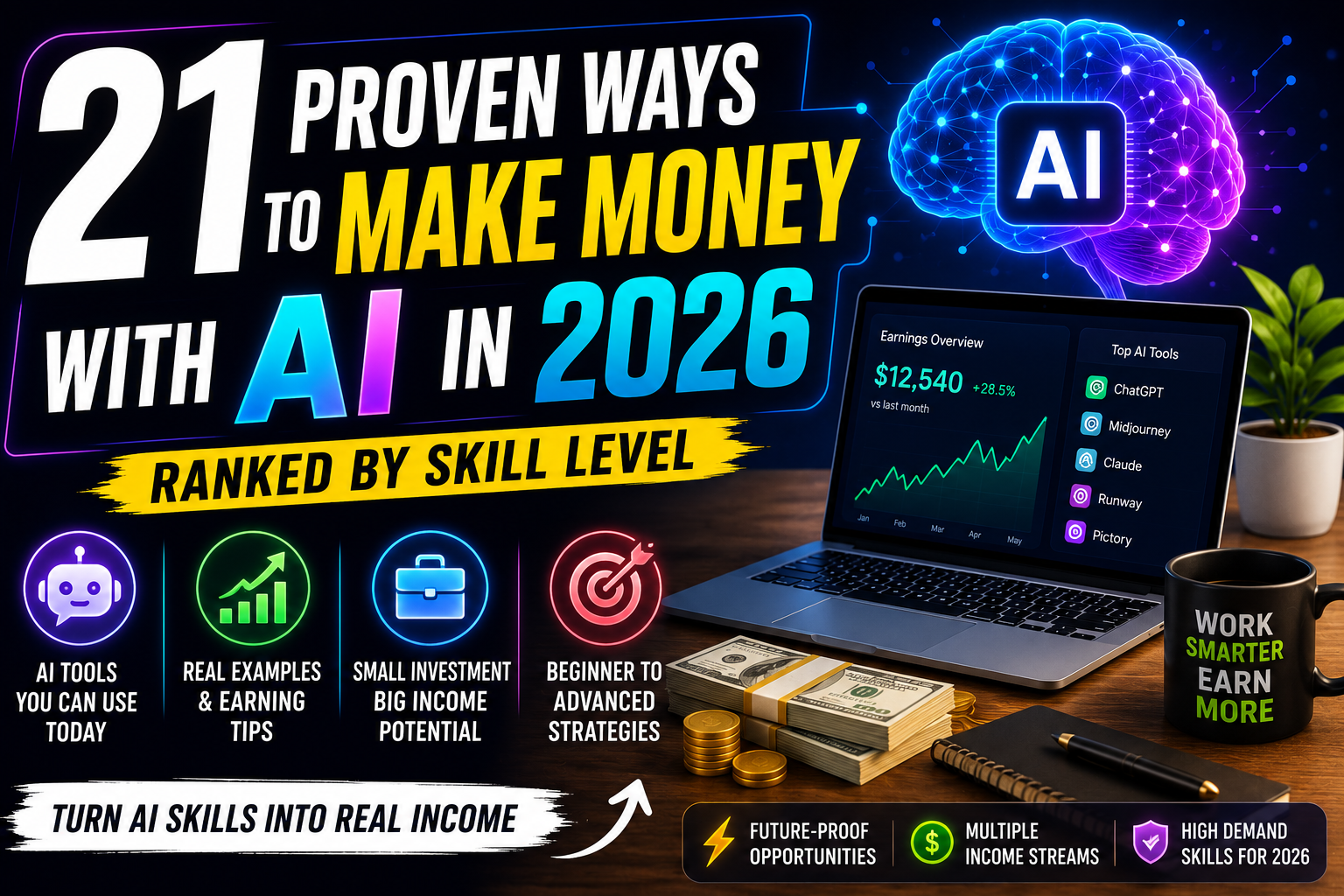 How to Make Money With AI in 2026: 21 Real Ways That Actually Work