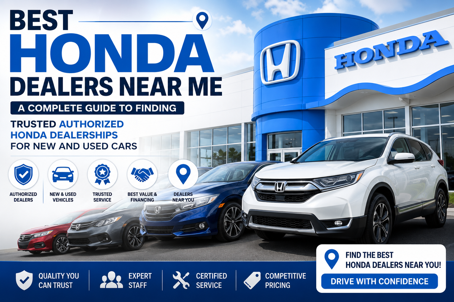 Best Honda Dealers Near Me: A Complete Guide to Finding Trusted Authorized Honda Dealerships for New and Used Cars